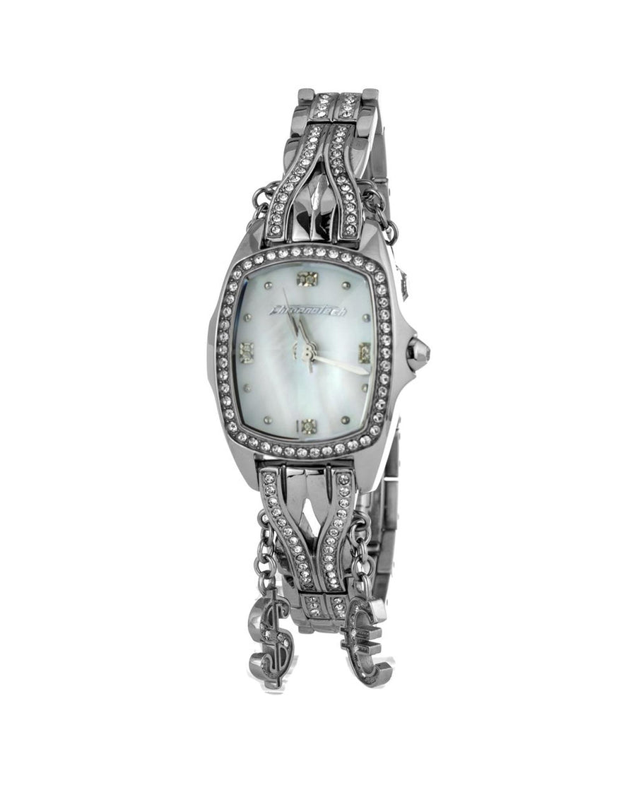 Chronotech Women's Silver Steel Watch - One Size