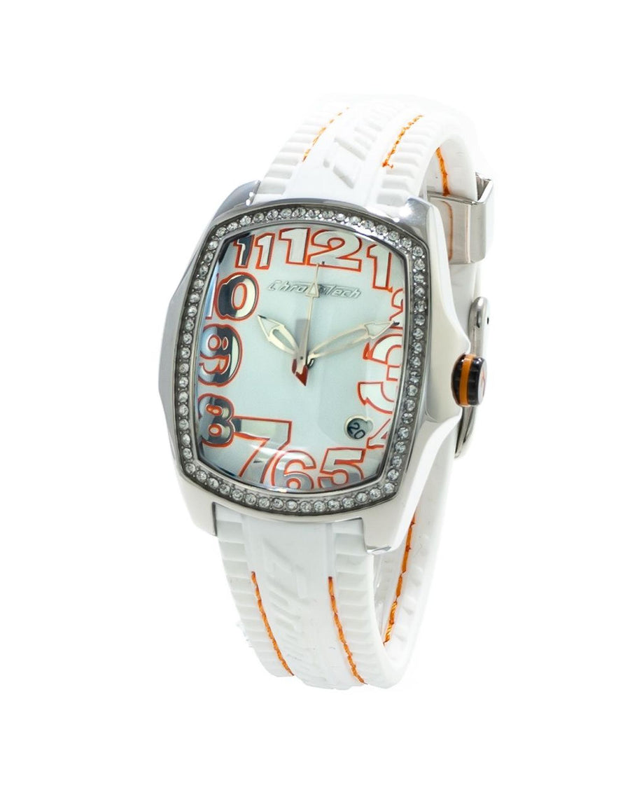 Chronotech Women's White Rubber Watch - One Size