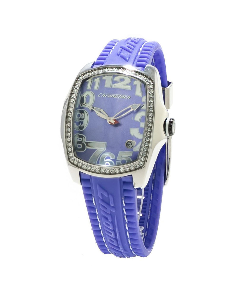 Chronotech Women's Blue Rubber Watch - One Size
