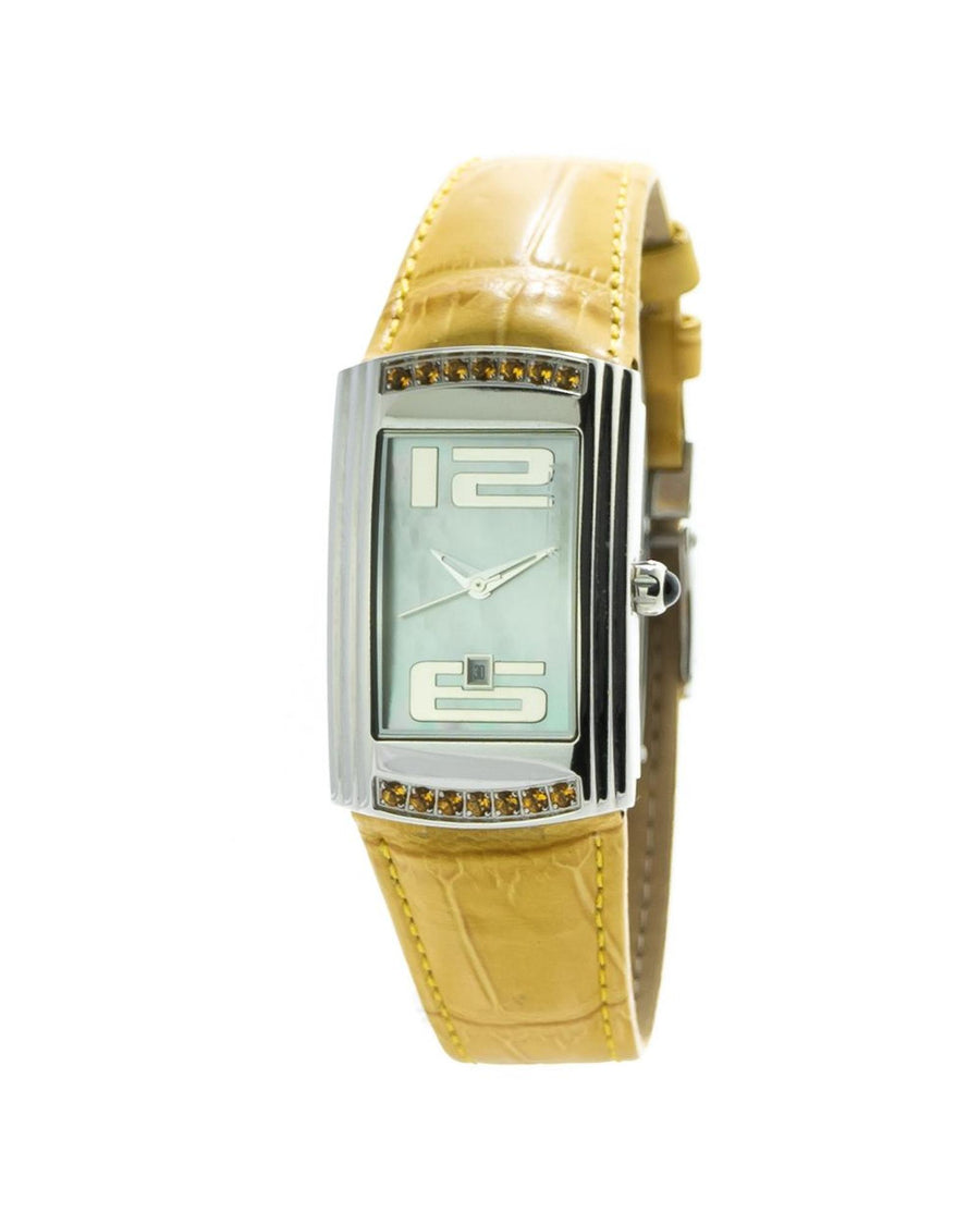 Chronotech Women's Yellow Leather Watch - One Size