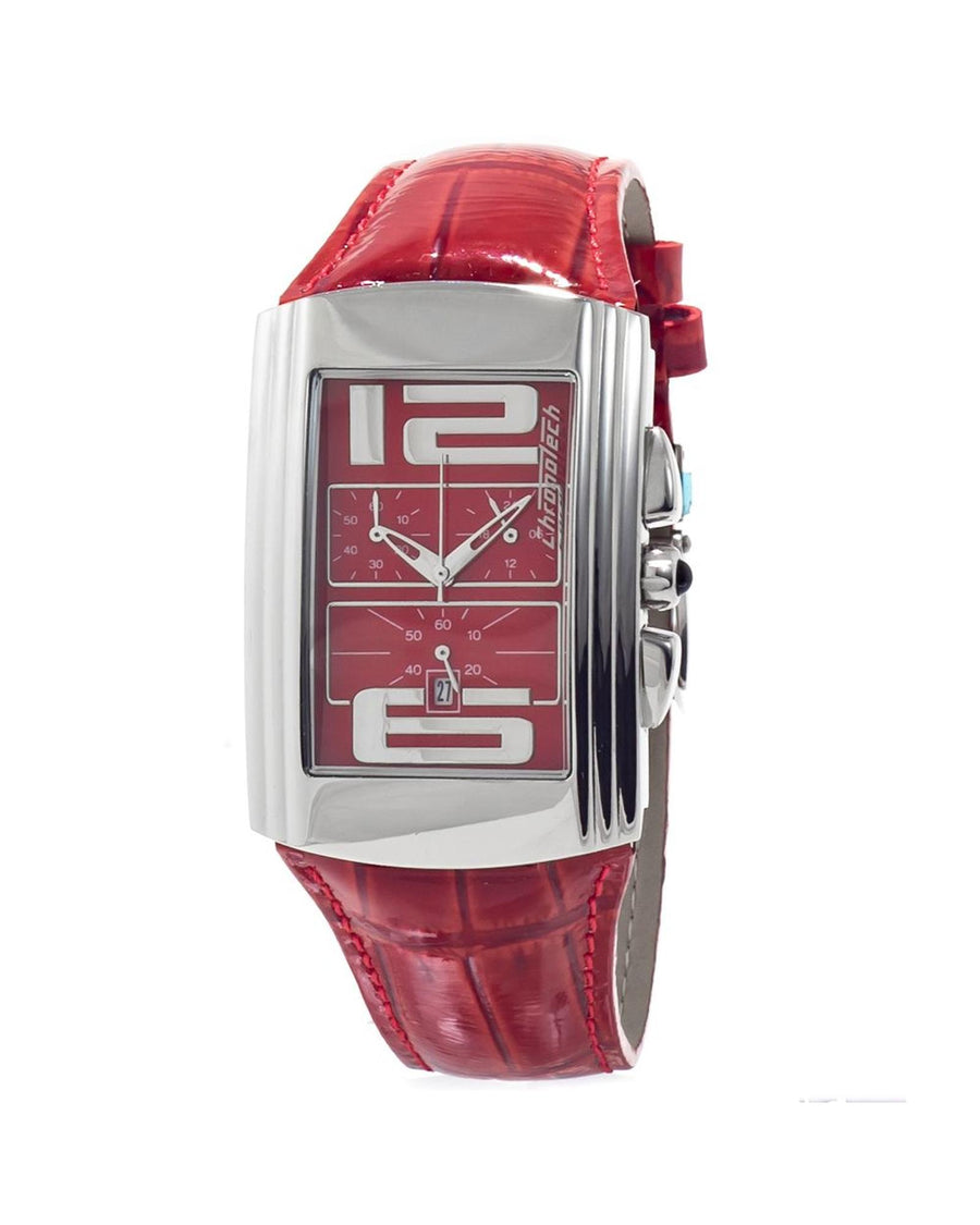 Chronotech Women's Red Leather Watch - One Size