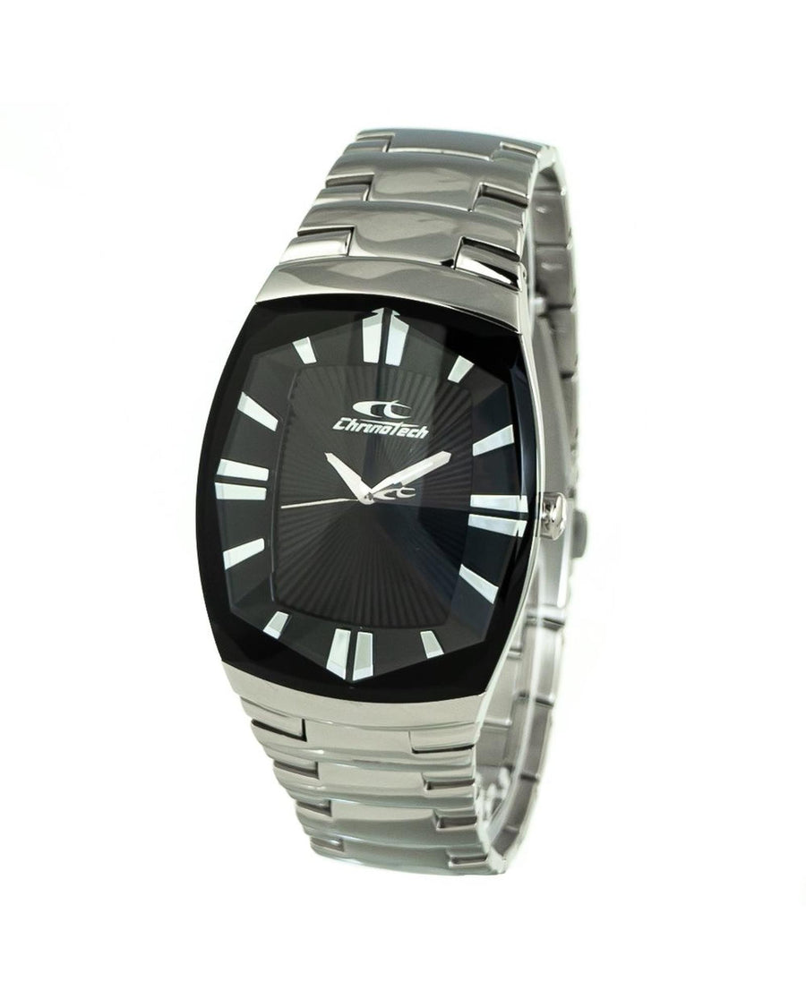 Chronotech Men's Silver Steel Watch - One Size
