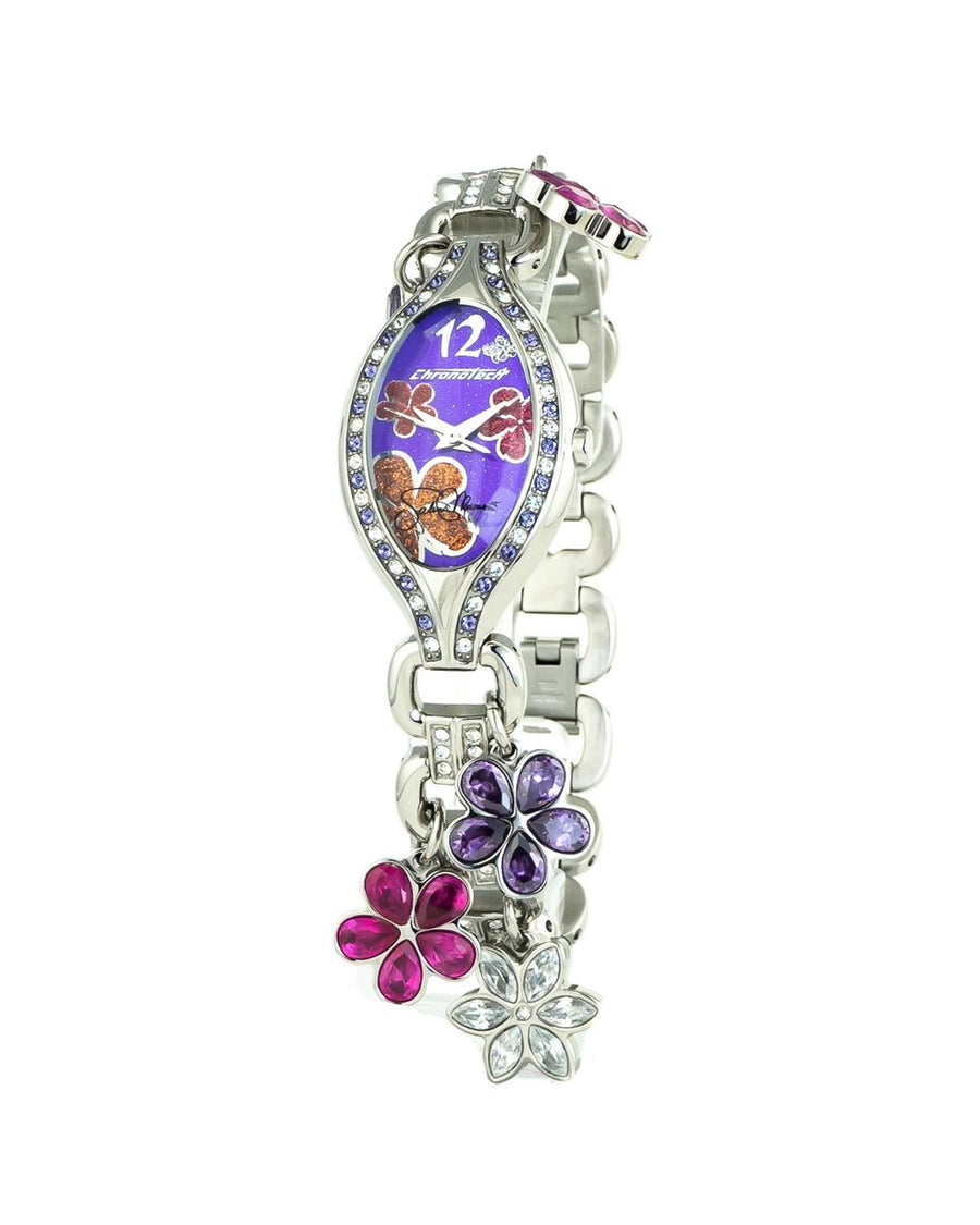 Chronotech Women's Silver Steel Watch - One Size