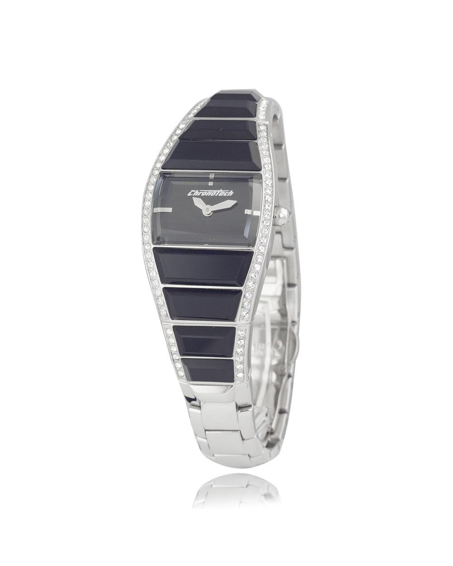 Chronotech Women's Silver Steel Watch - One Size
