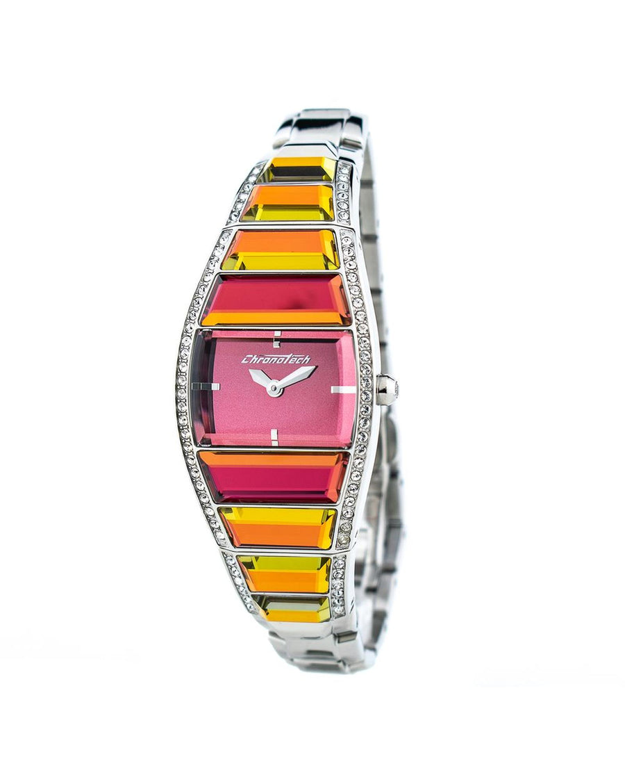 Chronotech Women's Silver Steel Watch - One Size