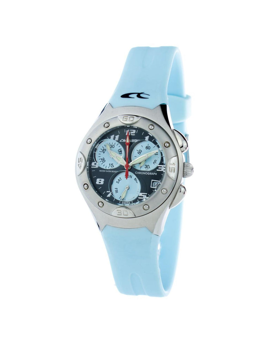 Chronotech Women's Blue Rubber Watch - One Size