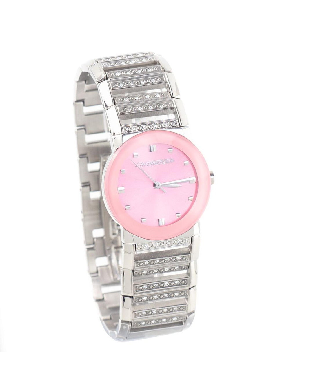 Chronotech Women's Silver Steel Watch - One Size