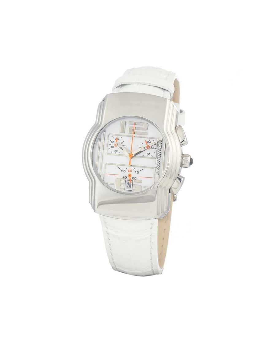 Chronotech Women's White Leather Watch - One Size