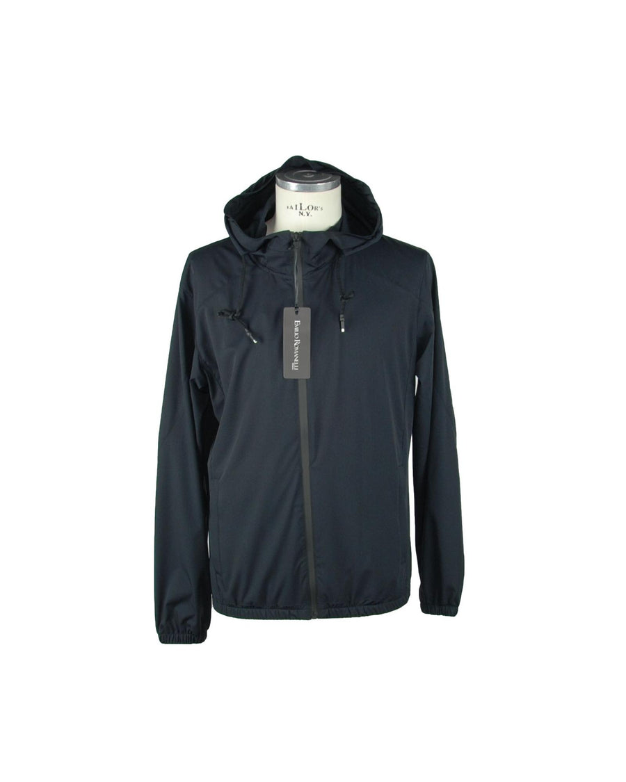 Emilio Romanelli Full Zip Hooded Jacket with Two Pockets S Men