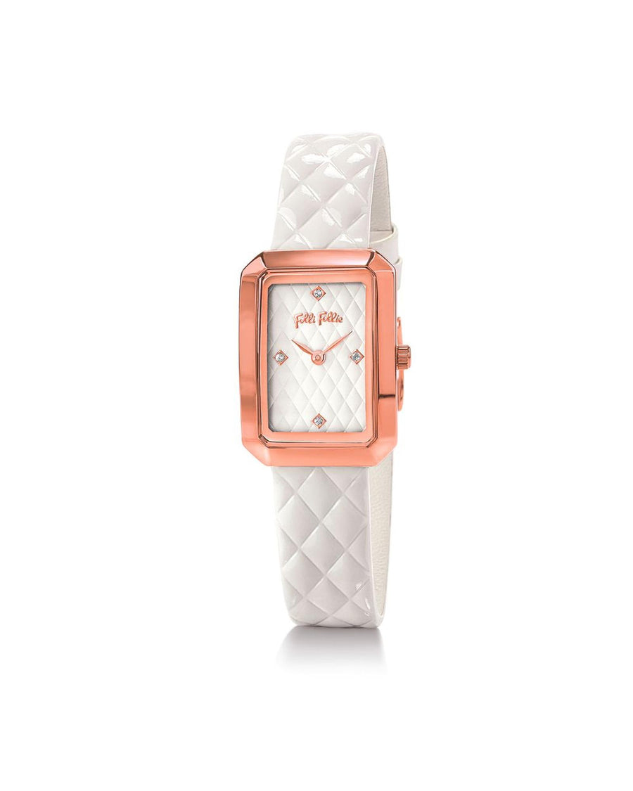 Folli Follie Women's White Leather Watch - One Size