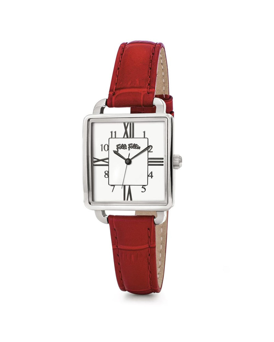 Folli Follie Women's Red Leather Watch - One Size