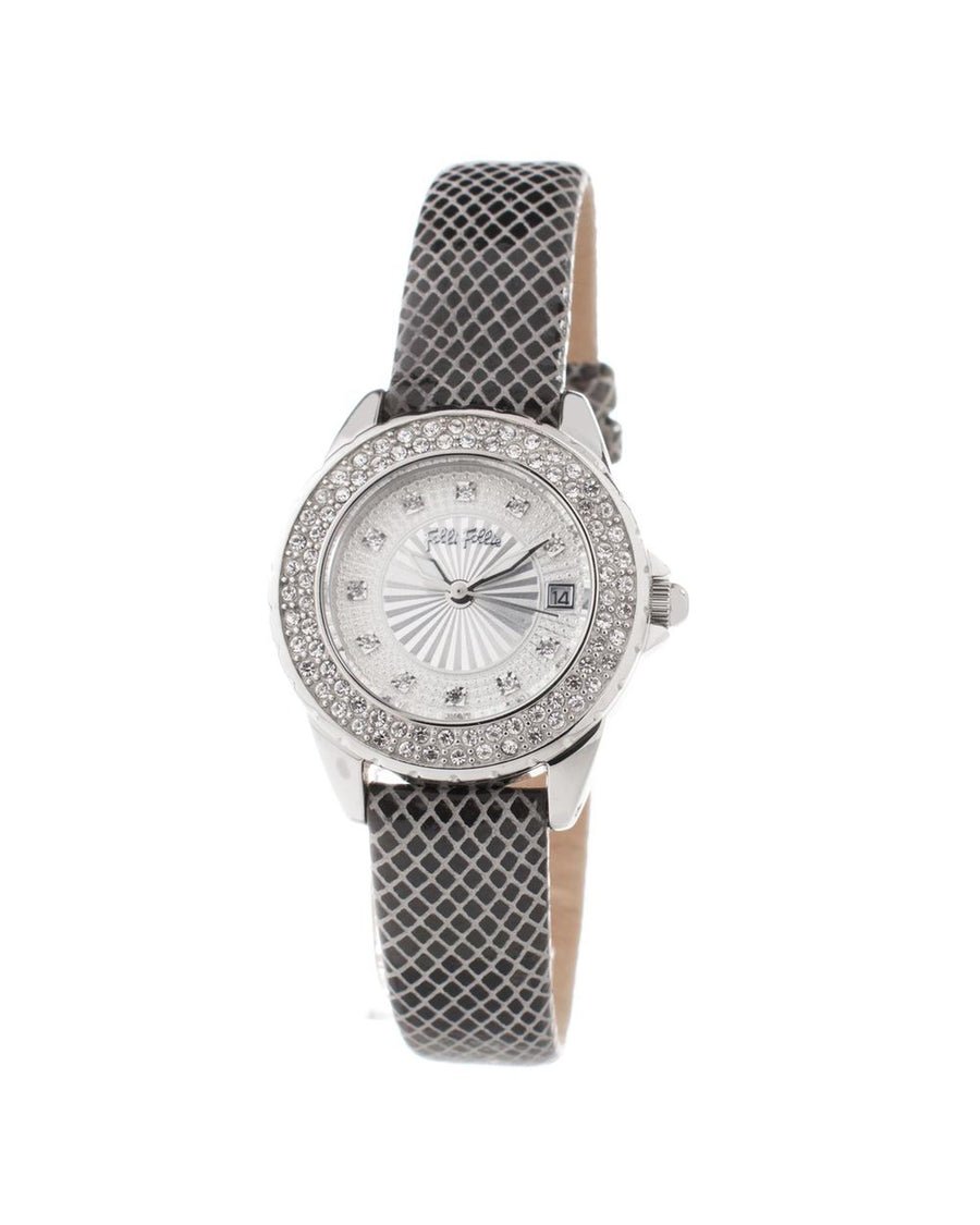 Folli Follie Women's Gray Leather Watch - One Size