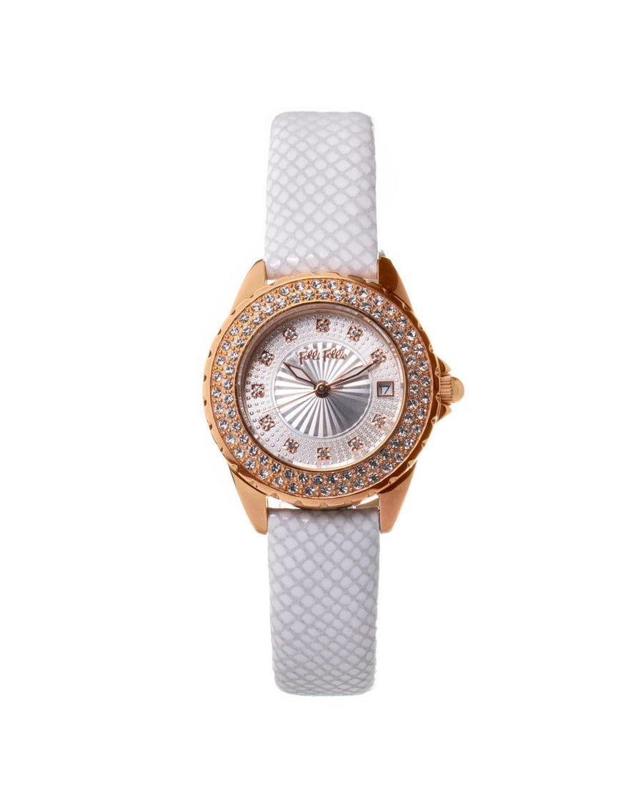 Folli Follie Women's White Leather Watch - One Size