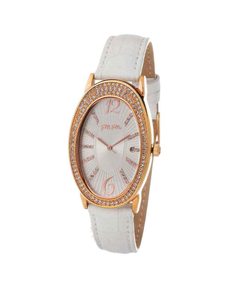 Folli Follie Women's White Leather Watch - One Size