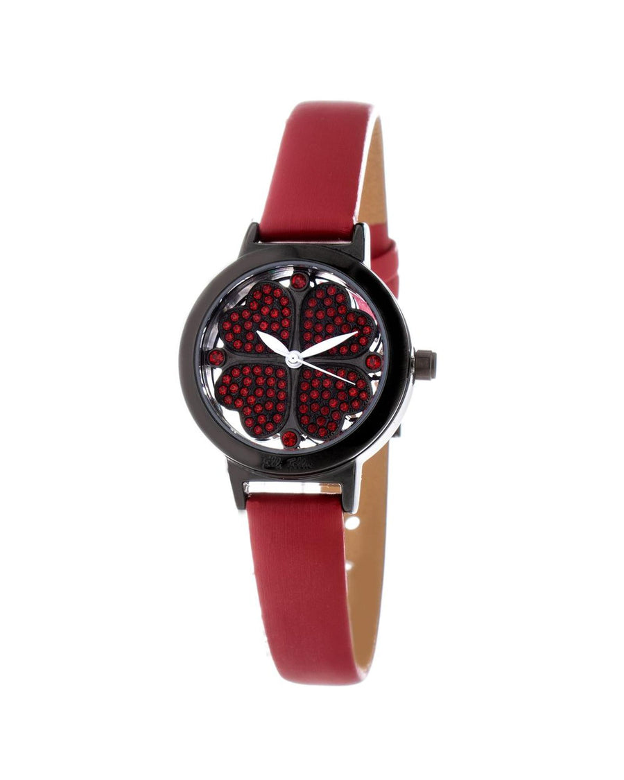 Folli Follie Women's Red Leather Watch - One Size