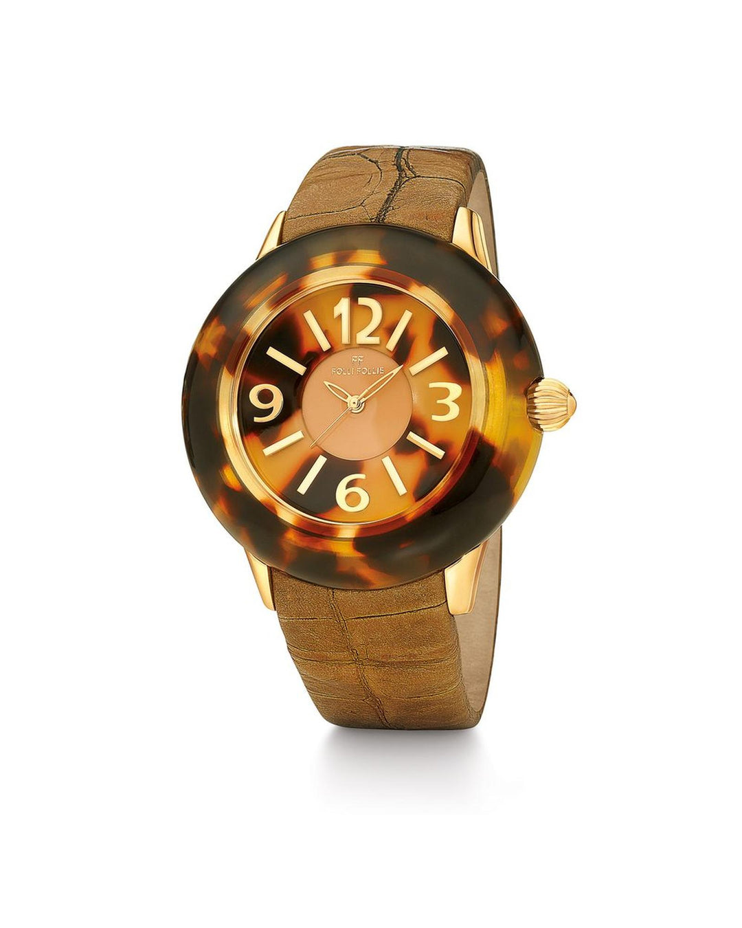 Folli Follie Women's Brown Leather Watch - One Size