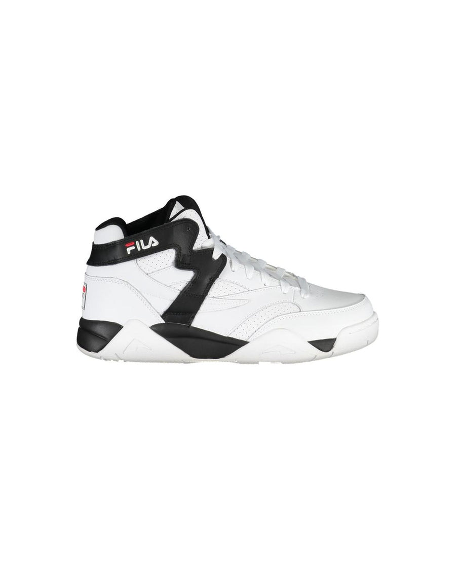 Fila Men's White Polyester Sneaker - 43 EU