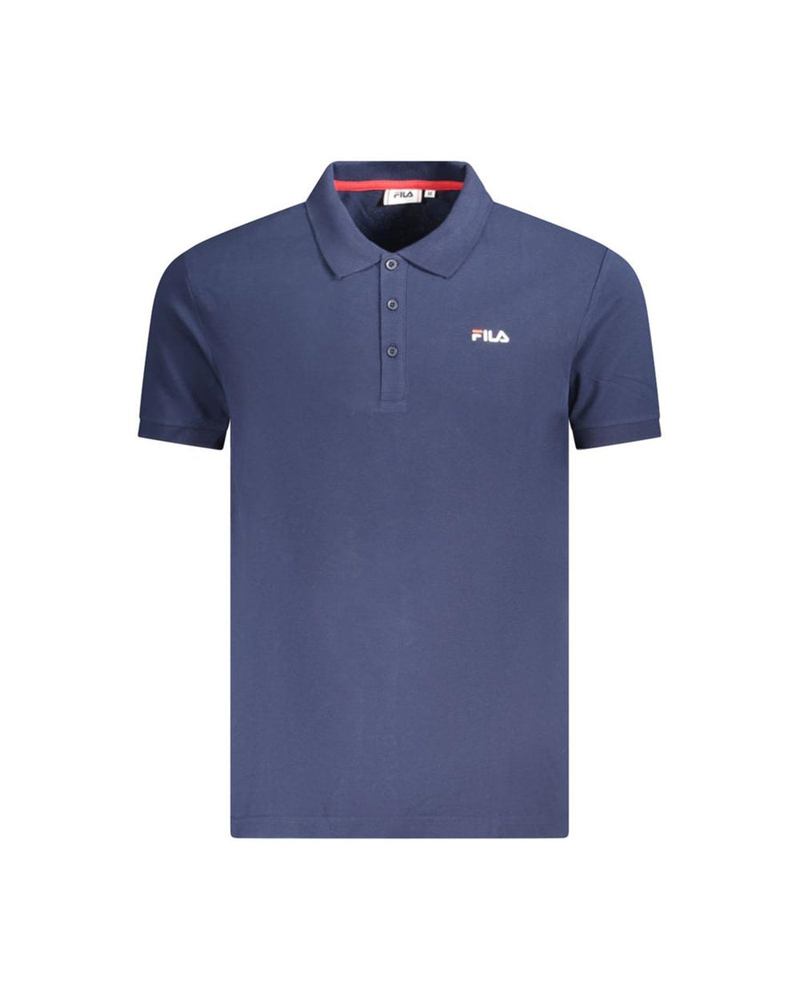 Fila Men's Blue Cotton  Polo Shirt - S
