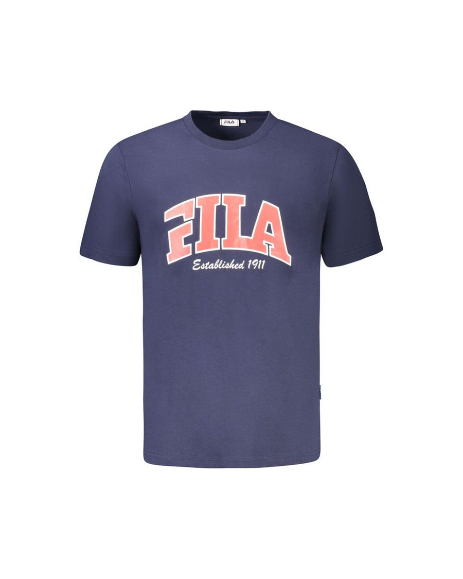 Fila Men's Blue Cotton  T-Shirt - M