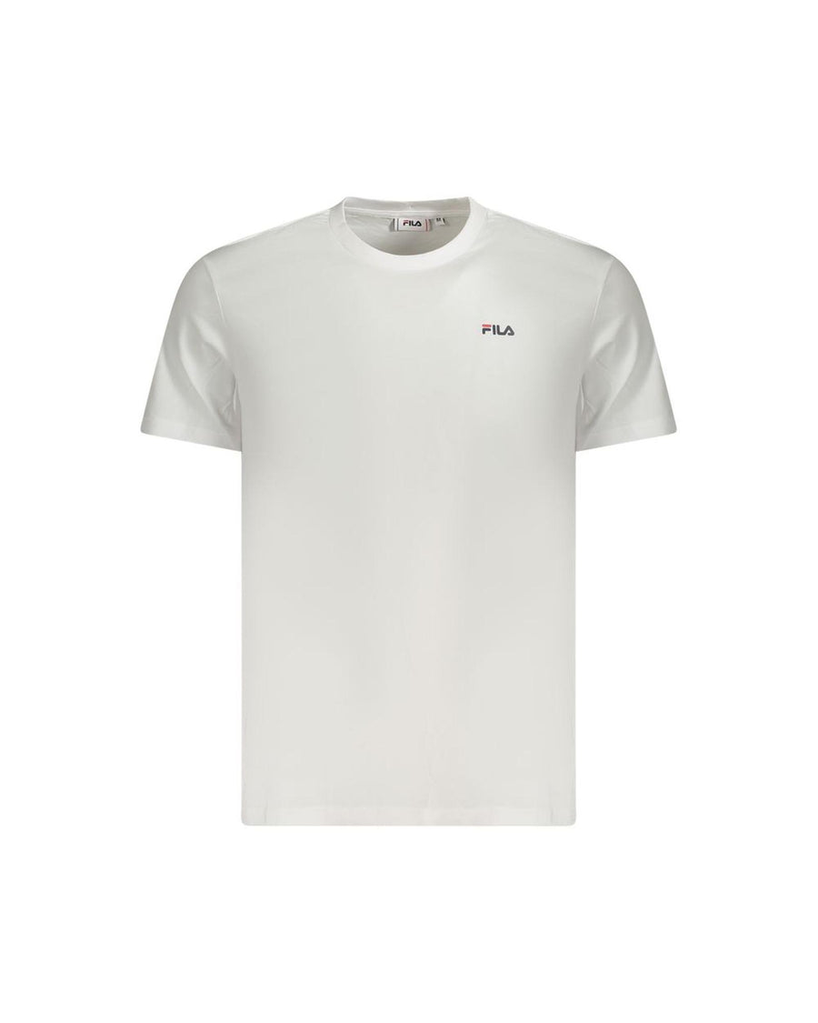 Fila Men's White Cotton  T-Shirt - 2XL