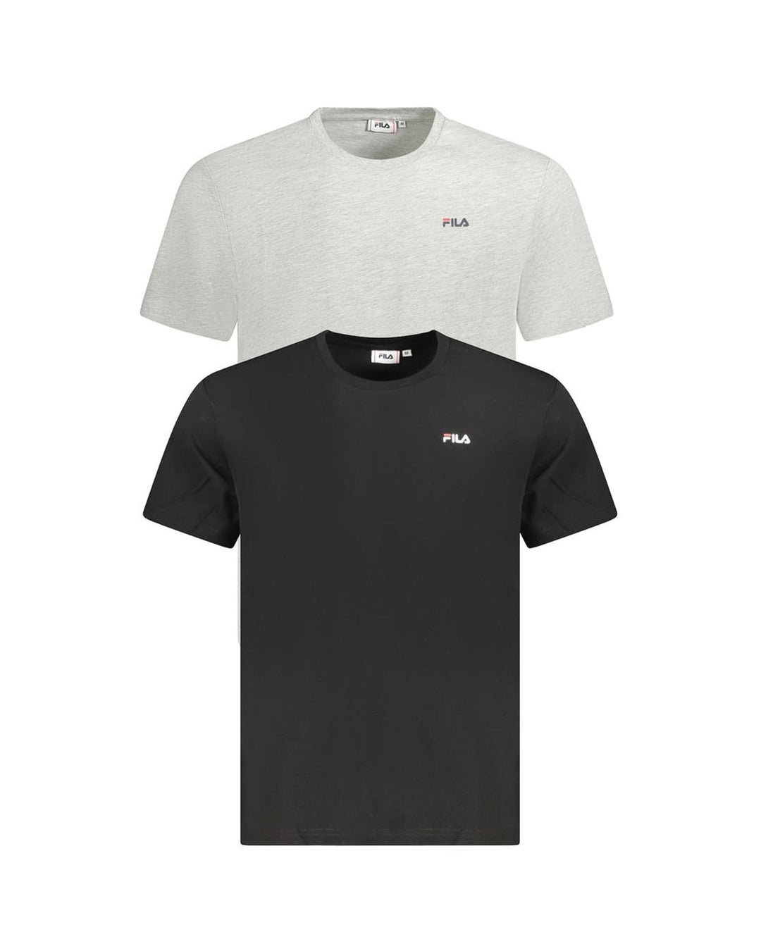 Fila Men's Black Cotton  T-Shirt - 2XL