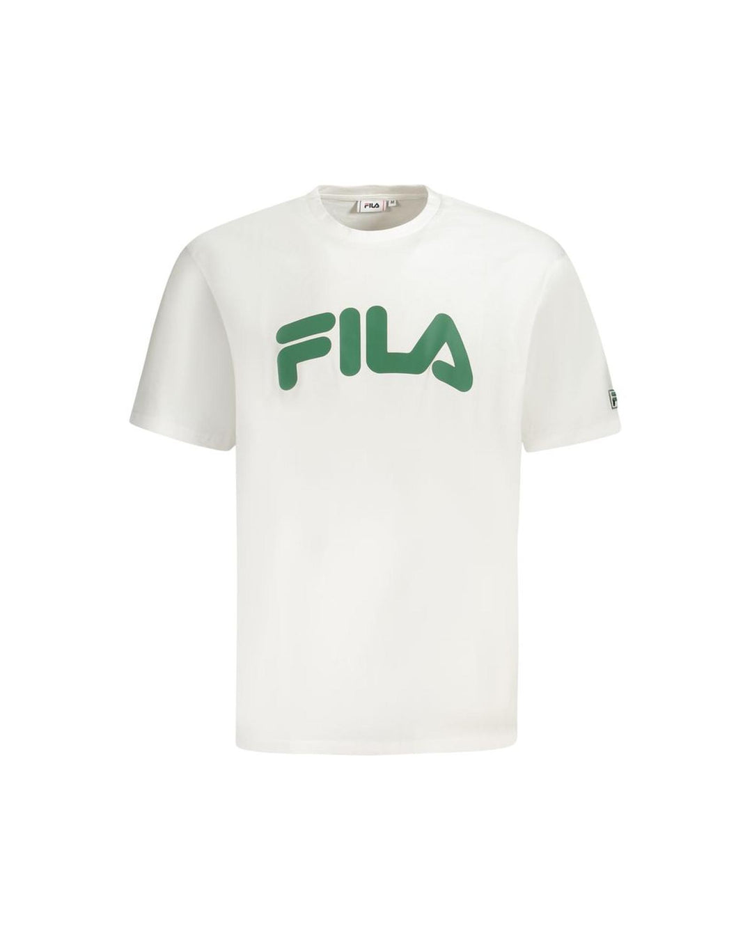 Fila Men's White Cotton  T-Shirt - XL
