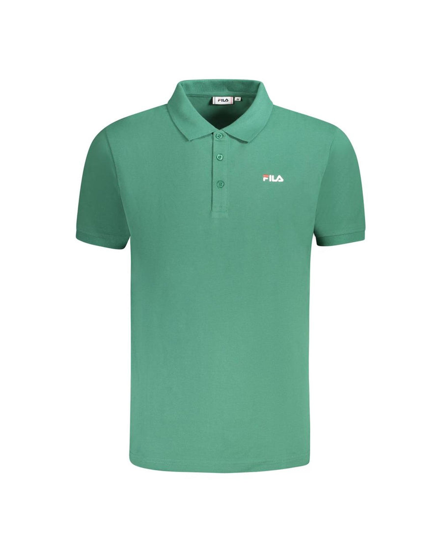 Fila Men's Green Cotton  Polo Shirt - S