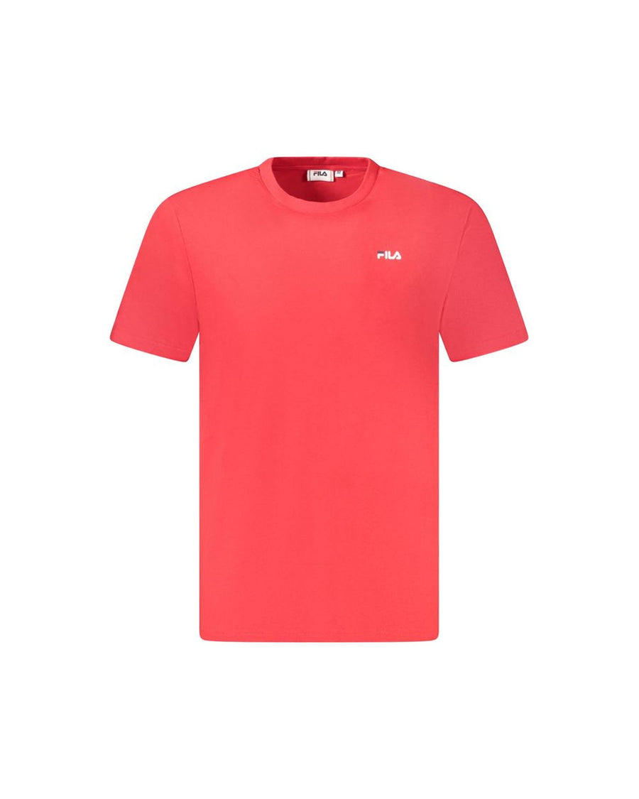 Fila Men's Red Cotton T-Shirt - 2XL