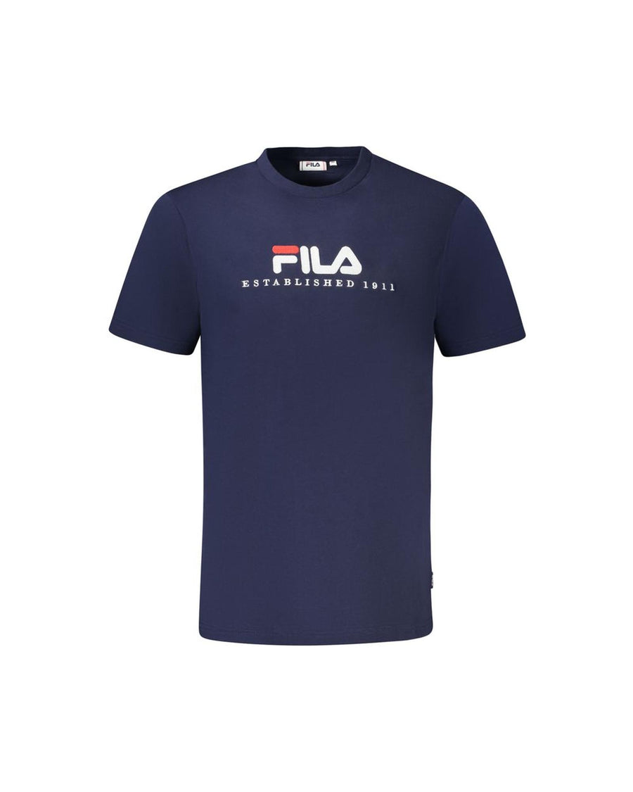 Fila Men's Blue Cotton T-Shirt - S