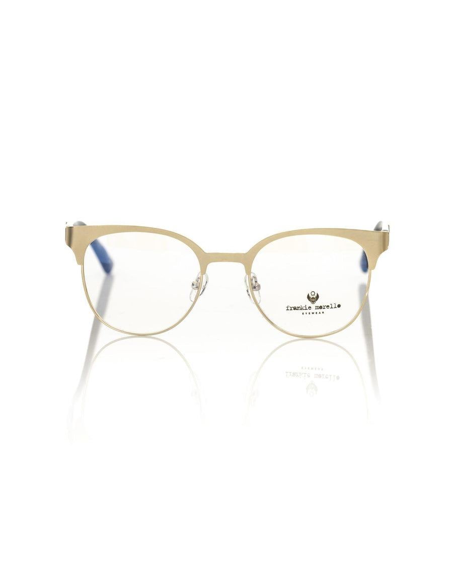 Frankie Morello Women's Geometric Chic Clubmaster Eyeglasses - One Size