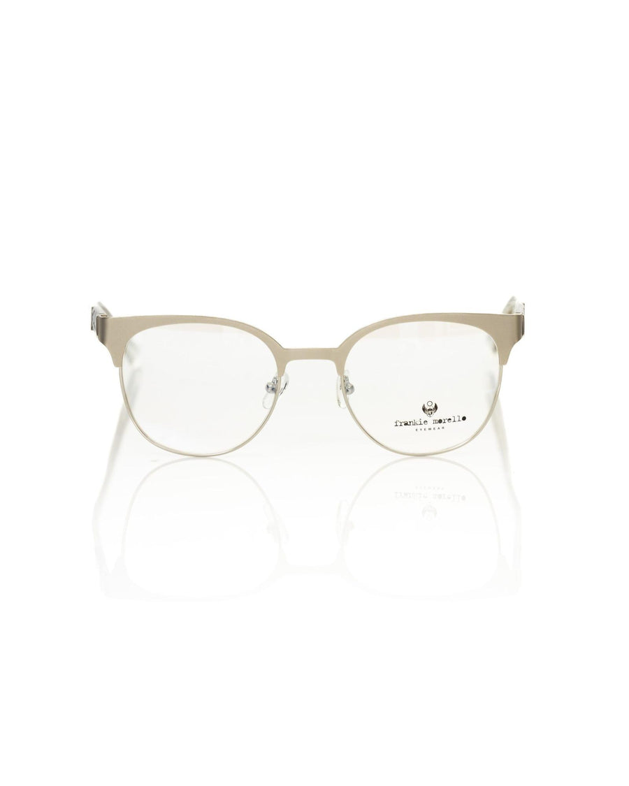 Frankie Morello Women's Geometric Pattern Clubmaster Eyeglasses - One Size
