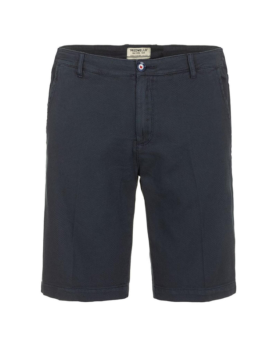 Fred Mello Men's Blue Cotton Short - W34 US