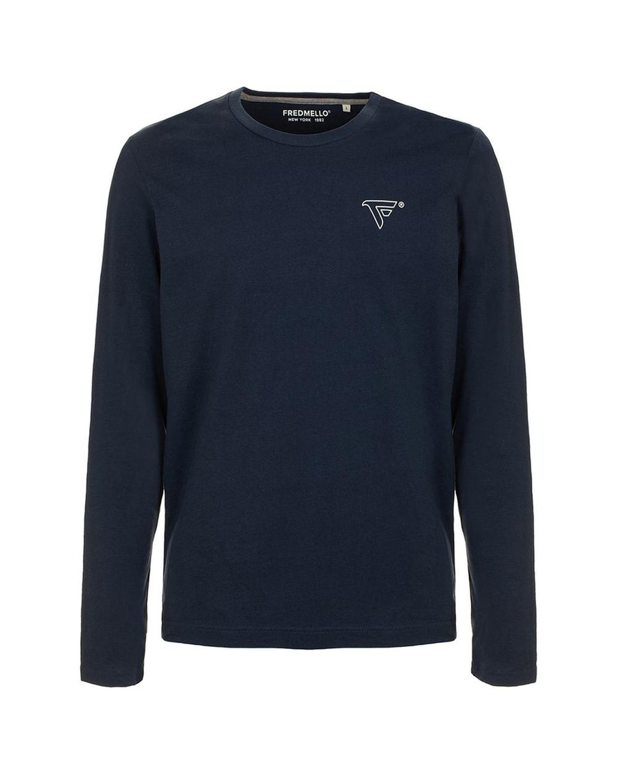 Fred Mello Men's Blue Cotton T-Shirt - 2XL