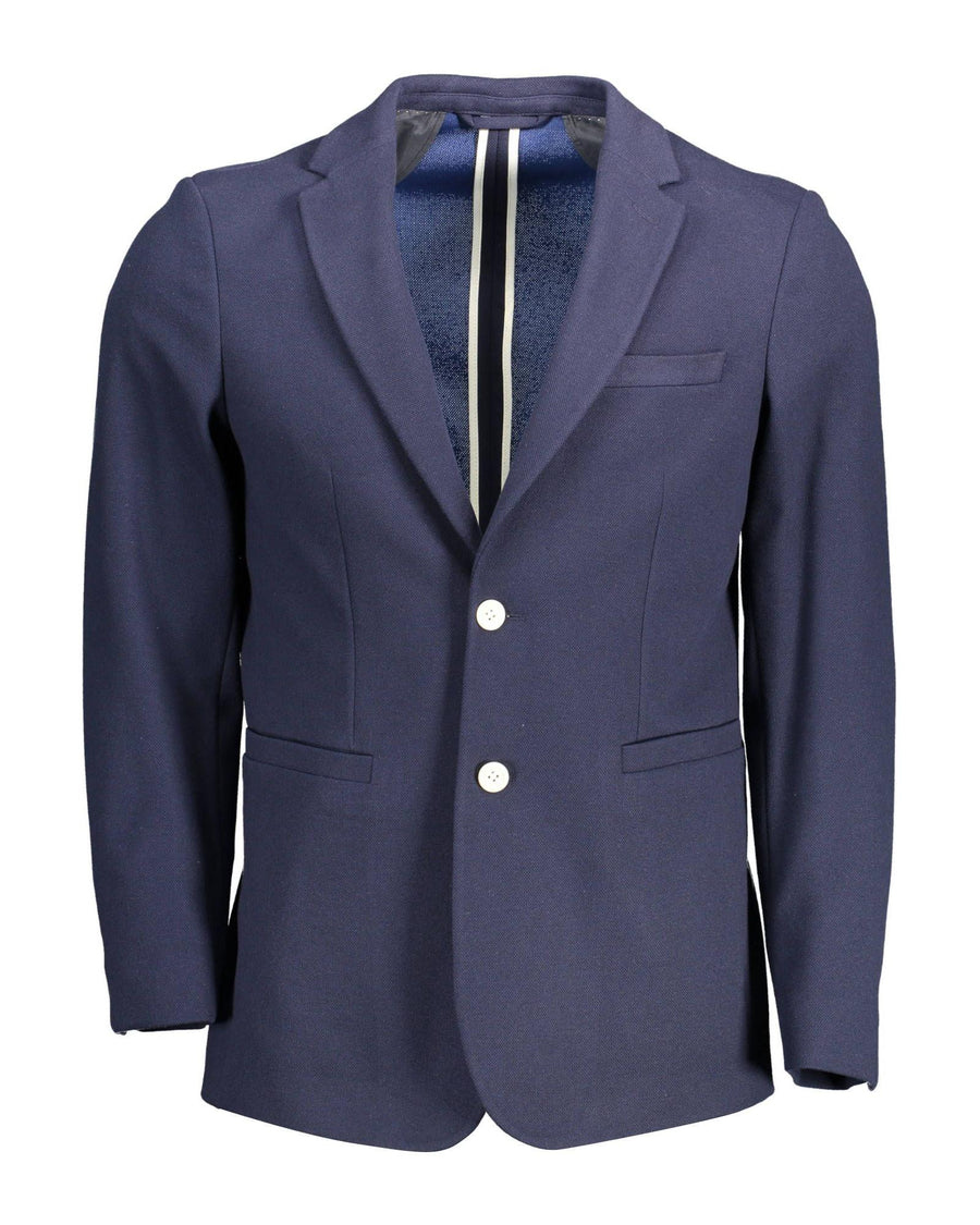 Gant Men's Blue Cotton Jacket - 50 IT