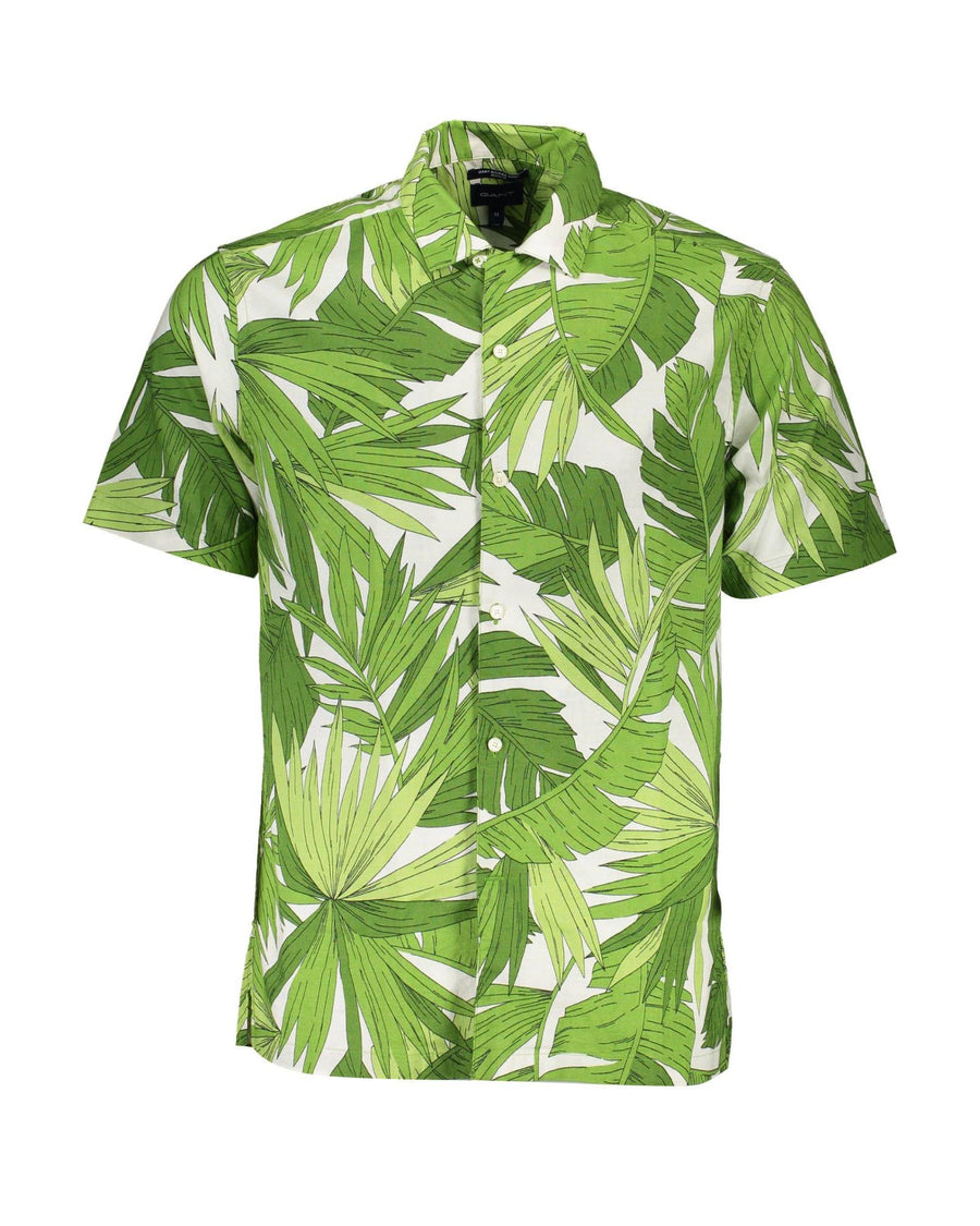 Gant Men's Green Cotton Shirt - 2XL