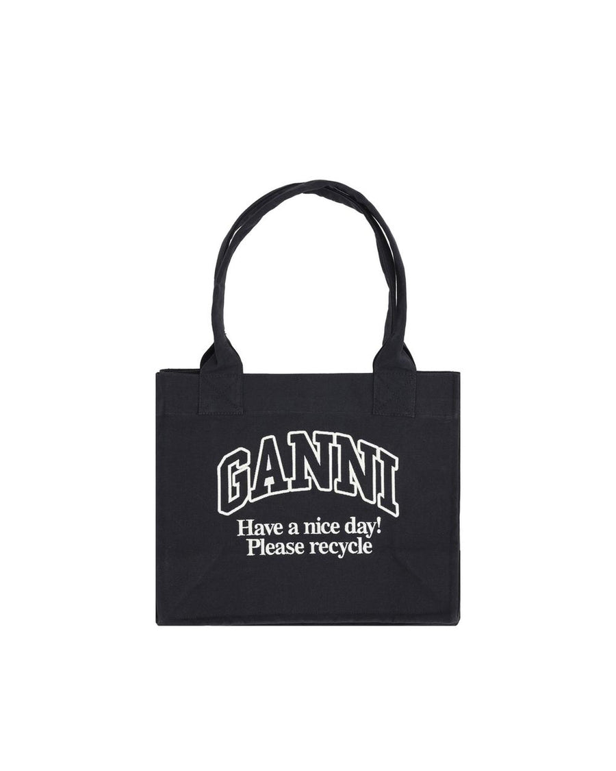Ganni Women's Cotton Tote Bag - One Size