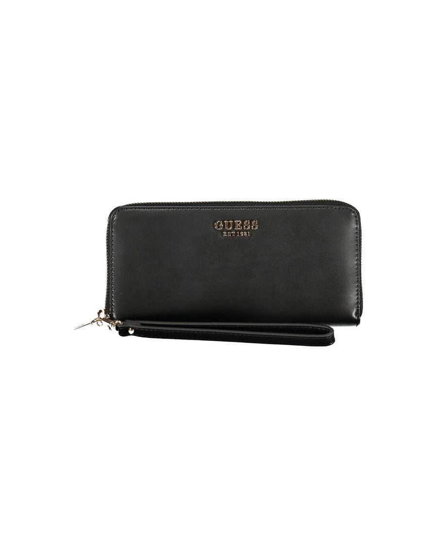 Guess Jeans Women's Black Polyethylene Wallet - One Size
