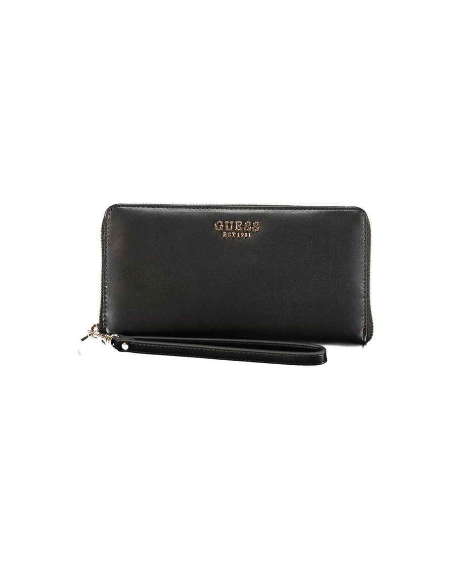 Guess Jeans Women's Black Polyethylene Wallet - One Size