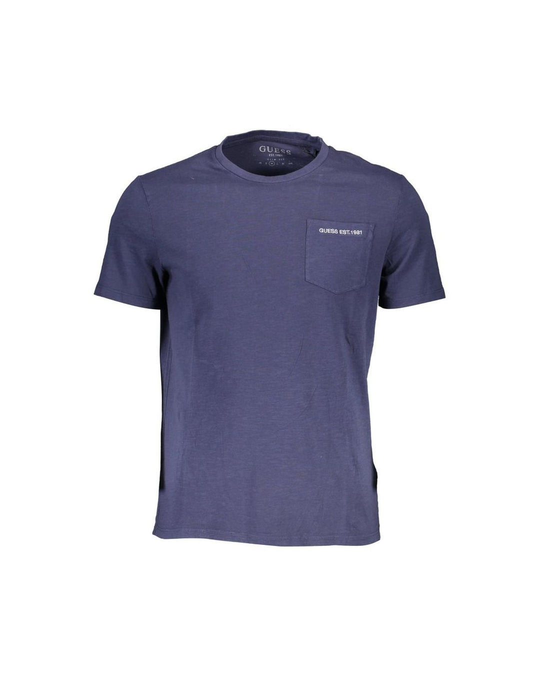 Guess Jeans Men's Blue Cotton T-Shirt - S