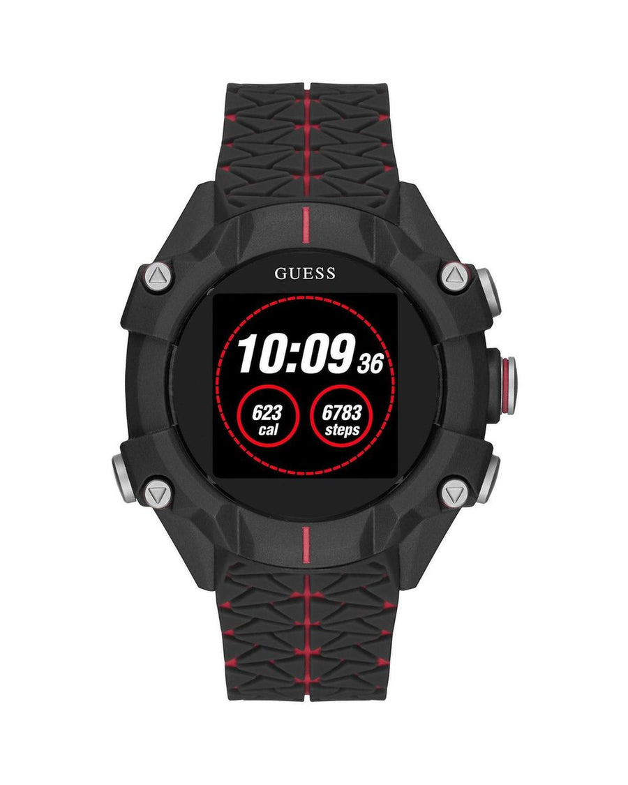 Guess Men's Black Resin Watch - One Size