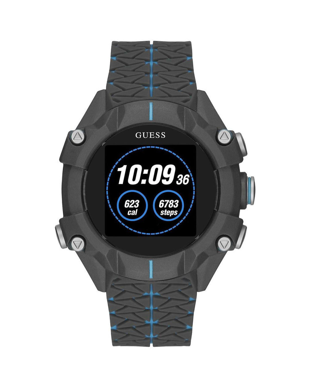 Guess Men's Gray Resin Watch - One Size