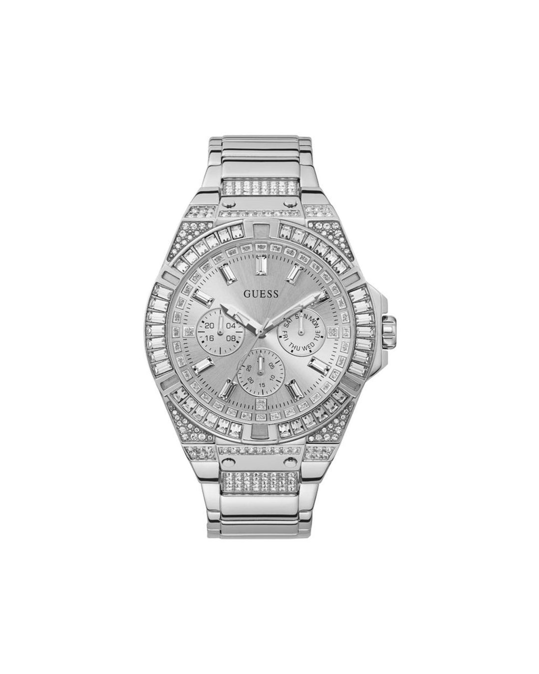 Guess Men's Silver Stainless Steel Watch - One Size
