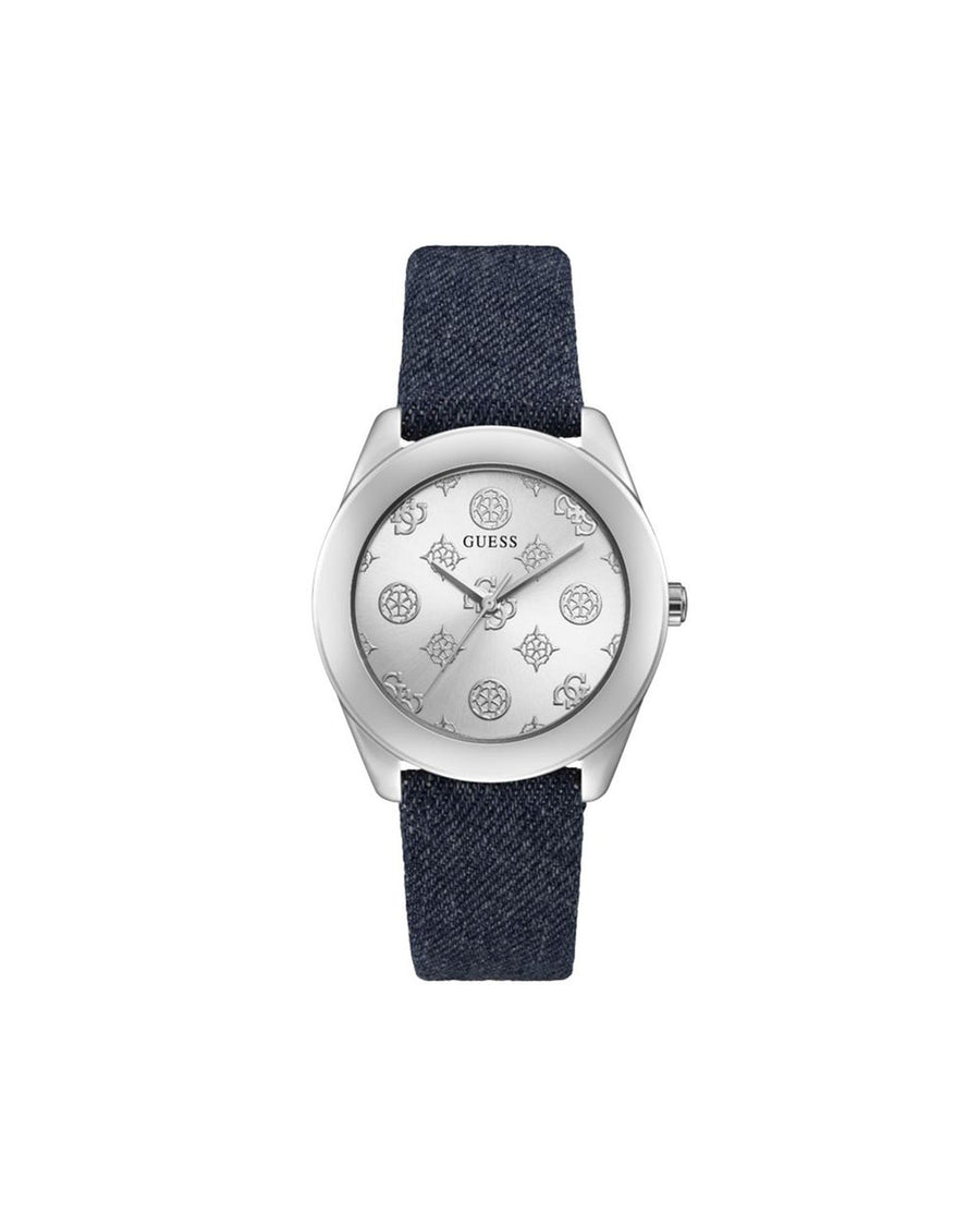 Guess Women's Blue Leather Watch - One Size