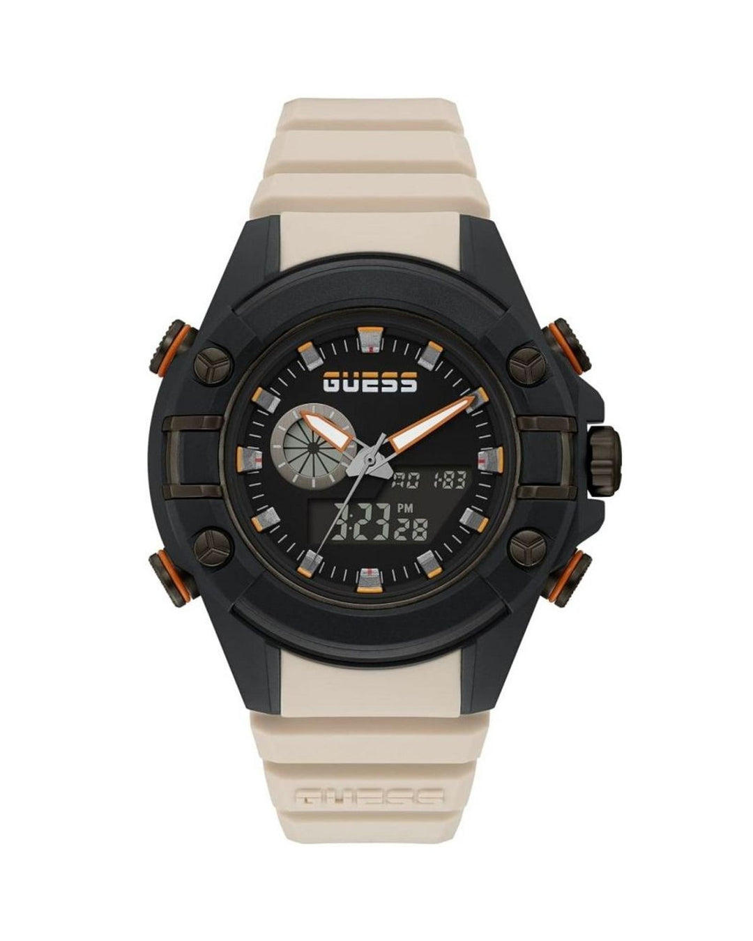 Guess Men's Beige Resin Watch - One Size