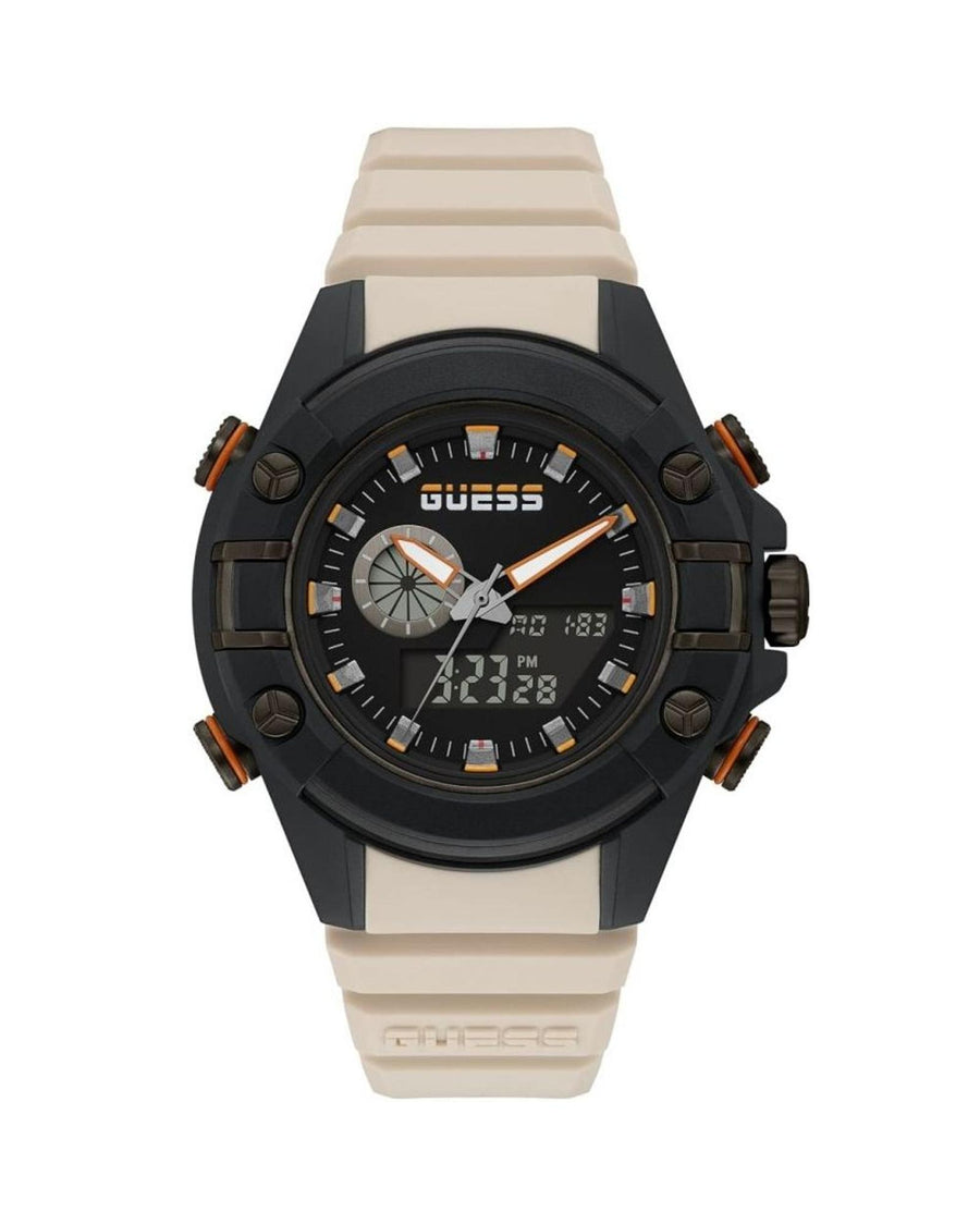 Guess Men's Beige Resin Watch - One Size