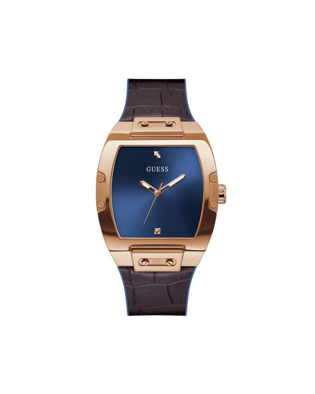 Guess Men's Brown Silicone Watch - One Size