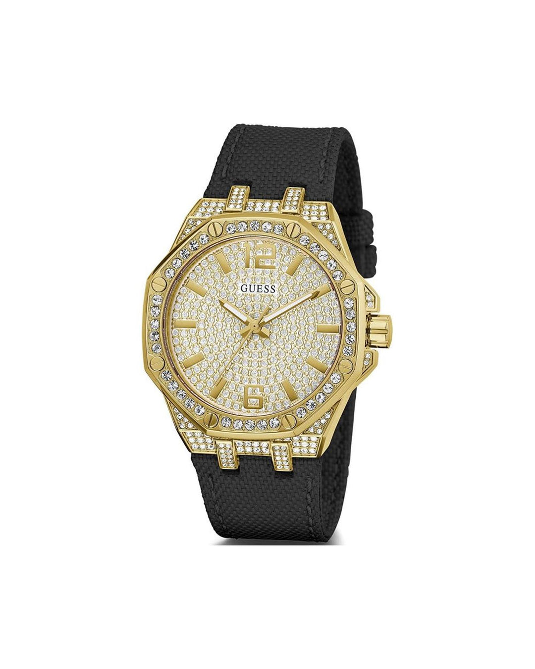 Guess Women's Black Fabric Watch - One Size