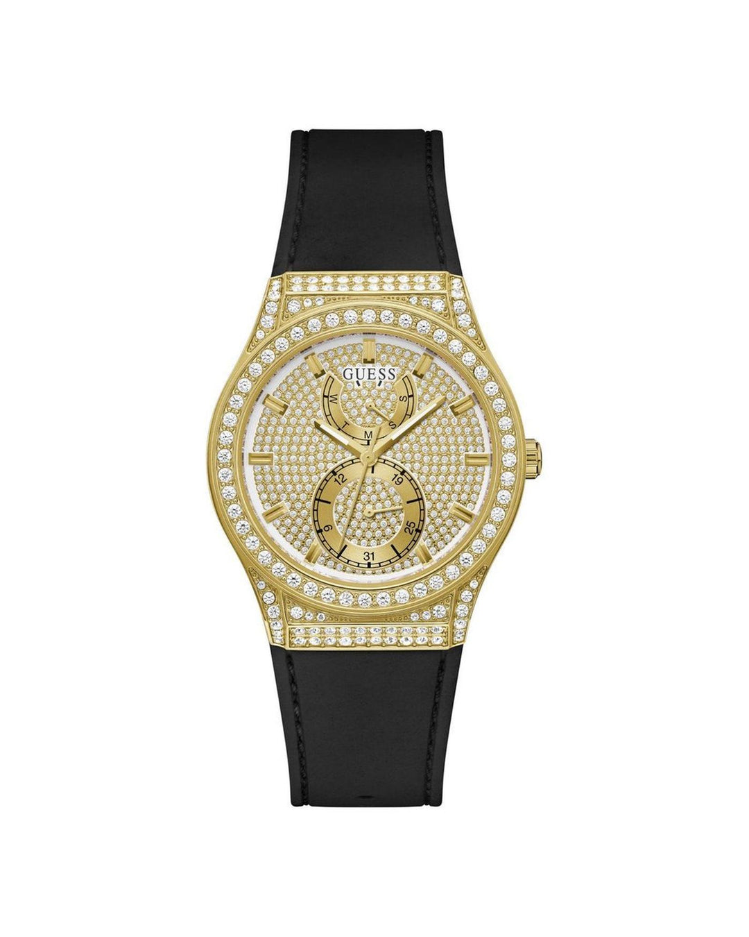 Guess Women's Black Silicone Watch - One Size