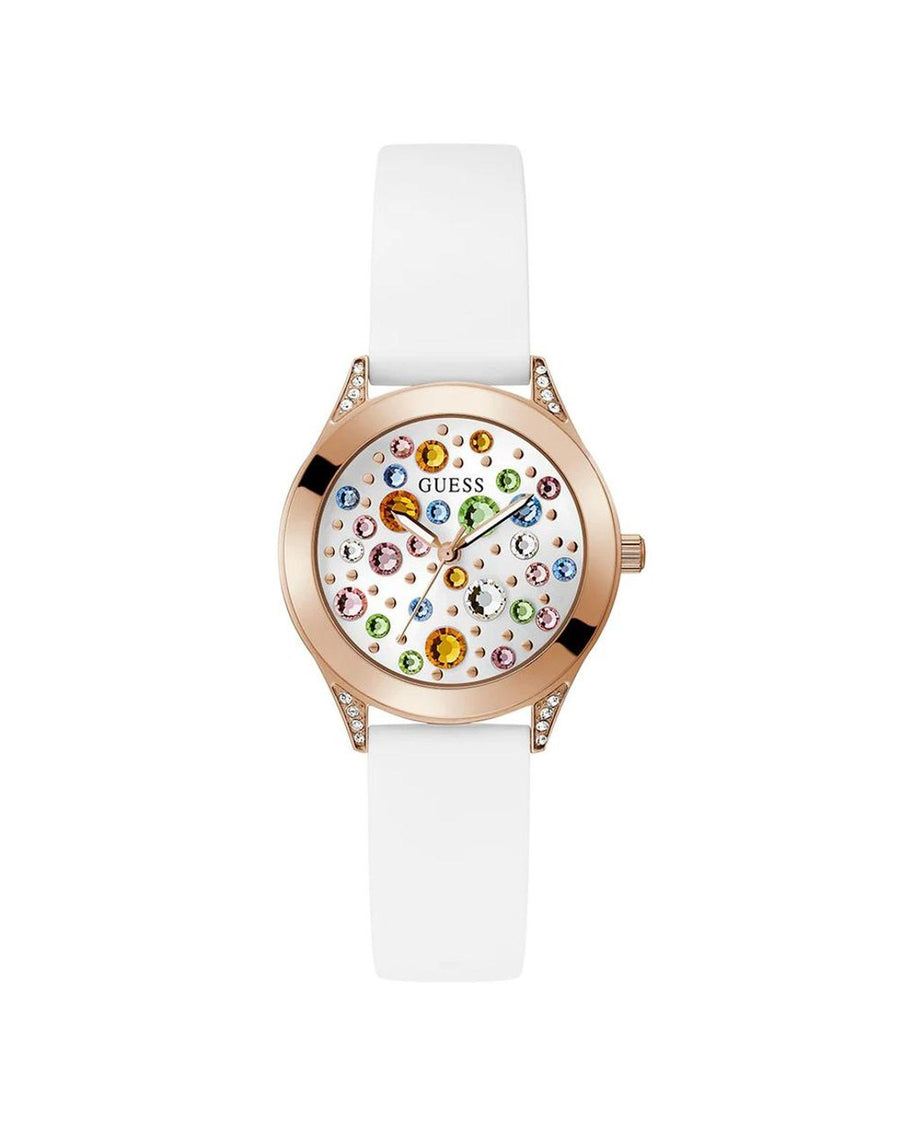 Guess Women's White Silicone Watch - One Size