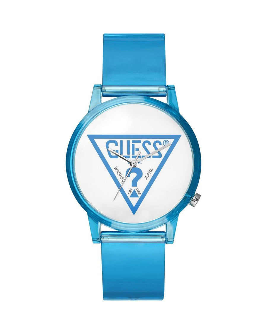 Guess Men's Blue Silicone Watch - One Size
